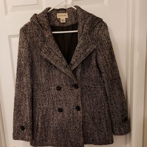 Wool Blend Peacoat